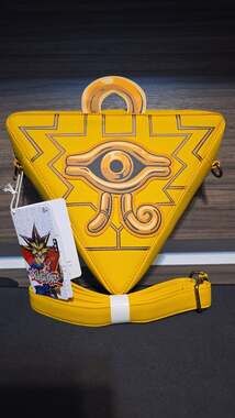 Loungefly Yu-Gi-Oh! Millennium Puzzle Figural Crossbody Bag